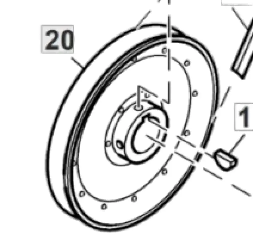 AH134597 Drive Wheel John Deere