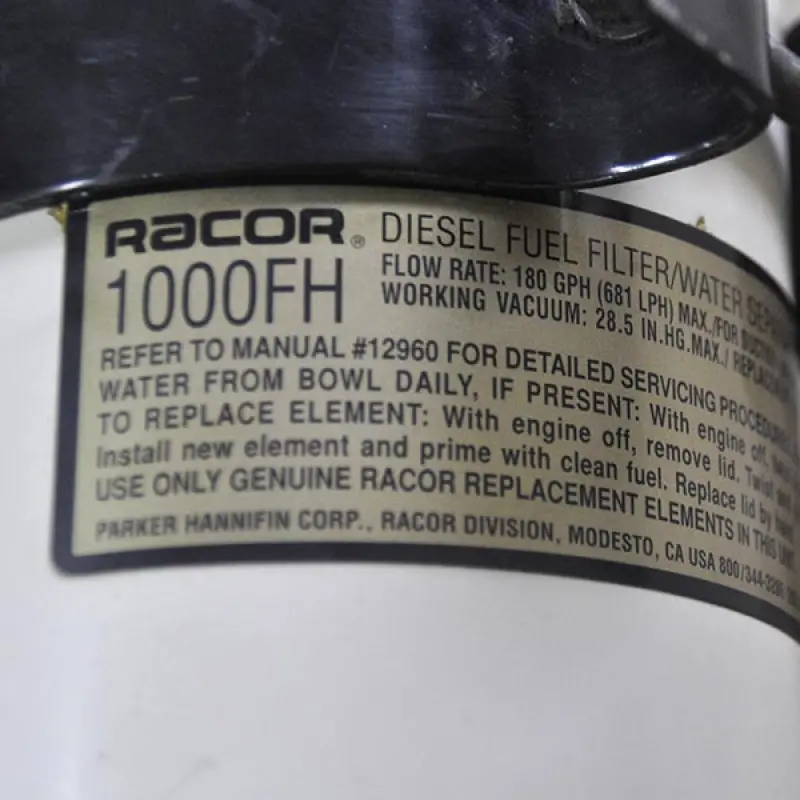1000FH Filtr paliwa Diesel 180GPH(681lph) Racor