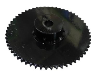 Zębatka z-57, (3/4) D1=35mm, D2=355mm h=65mm