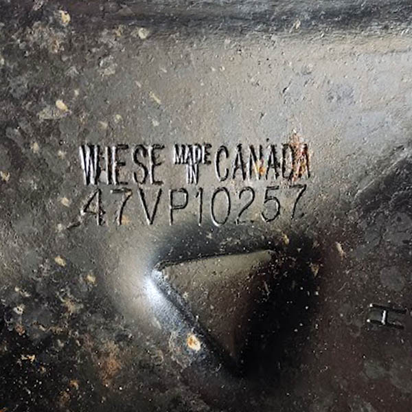47VP10257 Лапа стрілчаста 10.25"/260 мм WIESE
