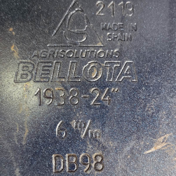 6-1938-24DB98 Диск борони гладкий 24" (610мм) X 6мм під квадрат John Deere (Bellota)