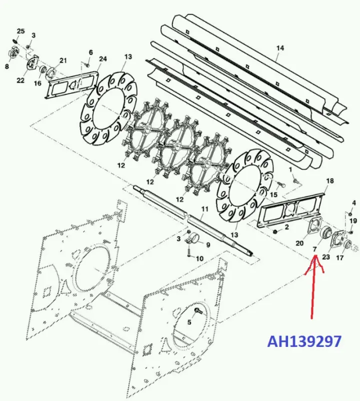 AH139297 JOHN DEERE JOHN DEERE Ball Bearing Insert