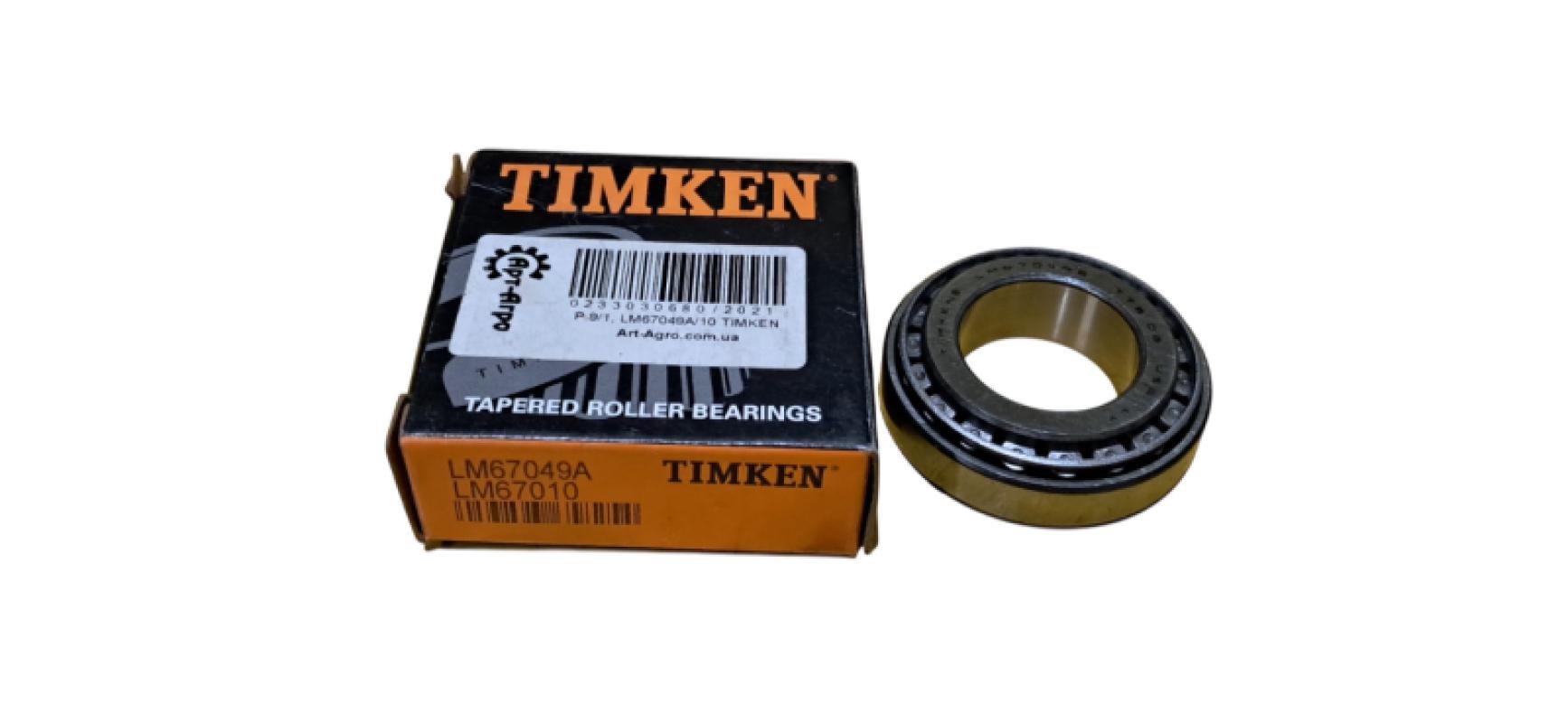LM67049A/10 Łożysko wałeczkowe końcowe TIMKEN