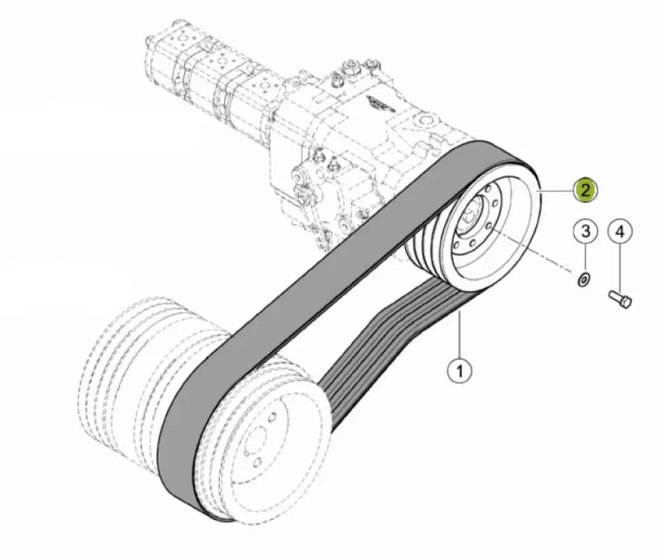 000602624 Pulley CLAAS