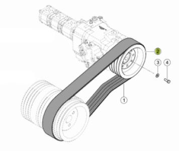 000602624 Pulley CLAAS
