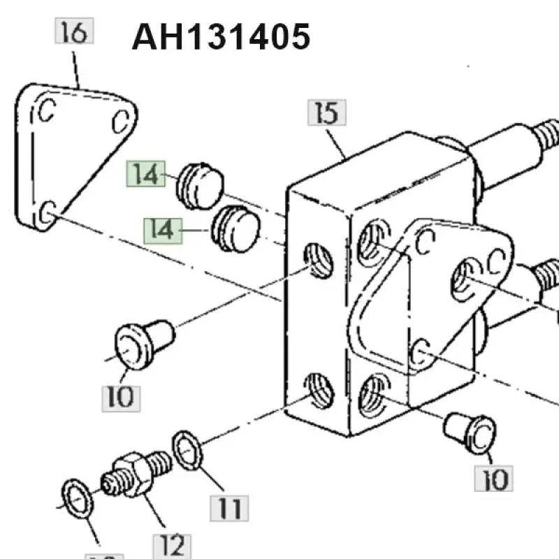 AH131405 Oil Seal John Deere