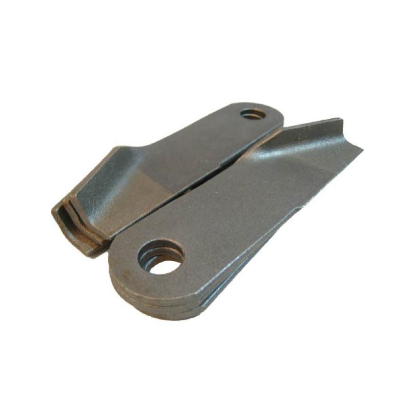 AH205909 Knife 4+4 smooth angle 183x50x5 (D-20) John Deere Original