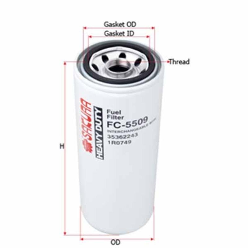 FC5509 Filtr paliwa SAKURA