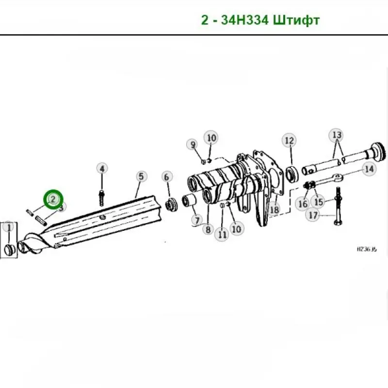34h334 Cotter Pin John Deere