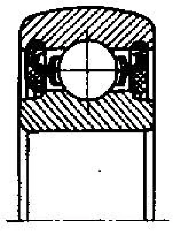 SBX1706 LLXC4/L738Q1 Ball bearing of the straw shaker drive NTN