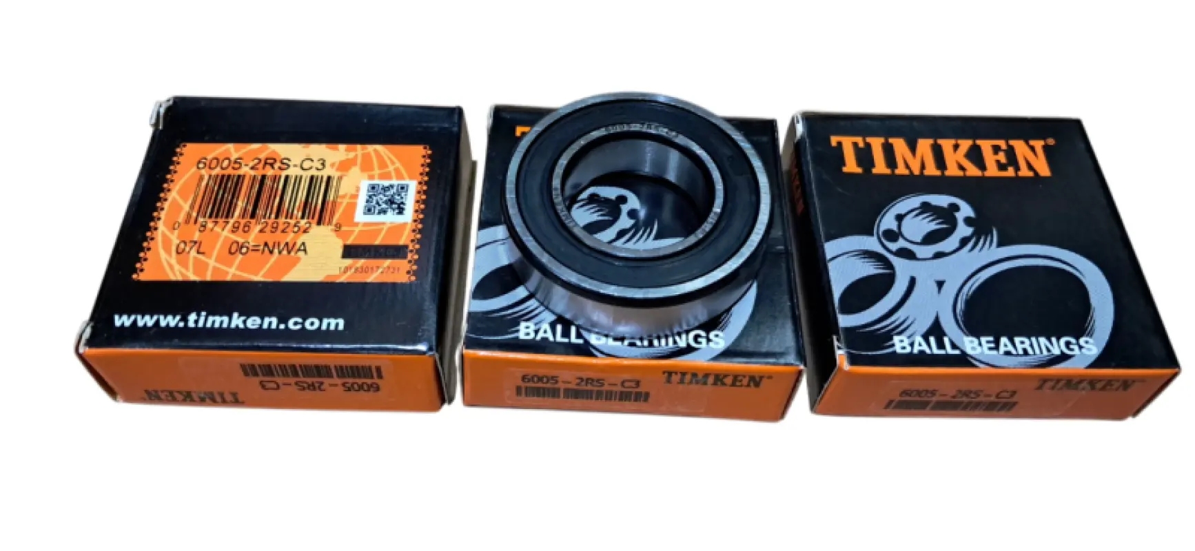 6005-2RS-C3 TIMKEN Łożysko kulkowe jednorzędowe