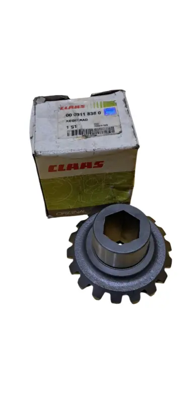 0009118380 Koło zębate stożkowe Z=18 CLAAS (Oryginał)