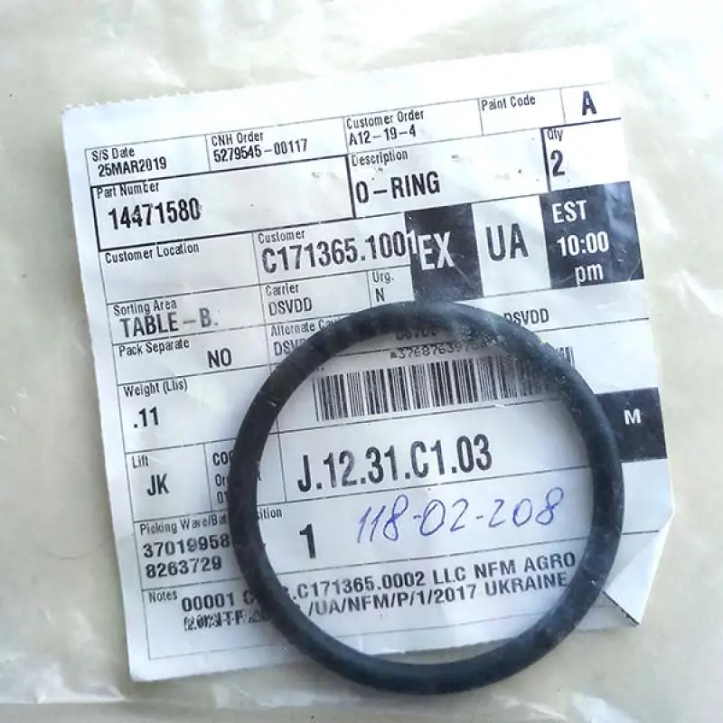 14471580 O-ring (TM,MXM) CNH