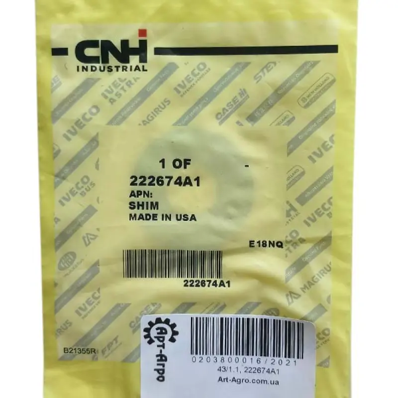 222674A1 Uszczelka gr. (0,356 mm), MX310 CNH
