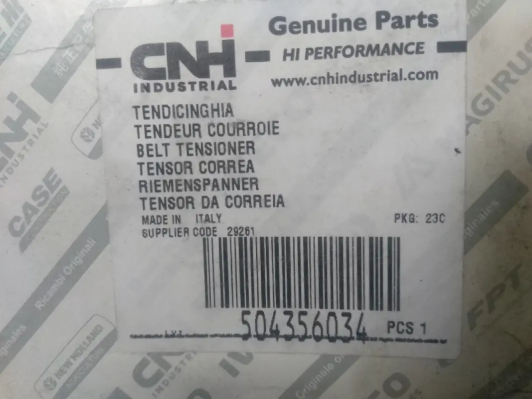 504356034 Engine Tensioner Pulley CNH