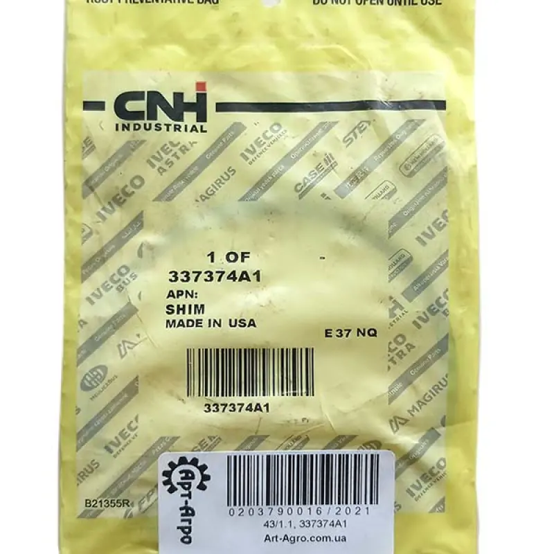 337374A1 Uszczelka regulatora, 5088 CNH