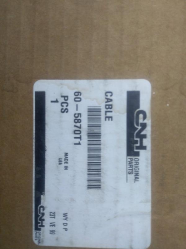 60-5870T1 Hydraulic Remote Control Cable CNH
