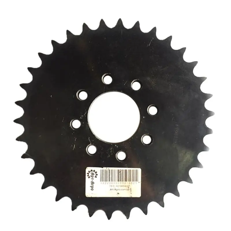 H219634 sprocket Z-34 for the upper shaft drive of the inclined chamber (overrunning clutch) John Deere(HDparts)
