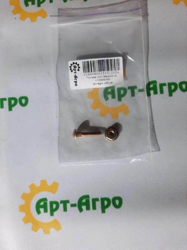 H125889 Segment screw M5.5x27 for long screwdriver + nut
