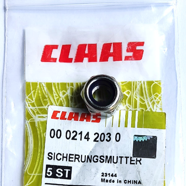 0002142030 Nakrętka M10 DIN985 Claas