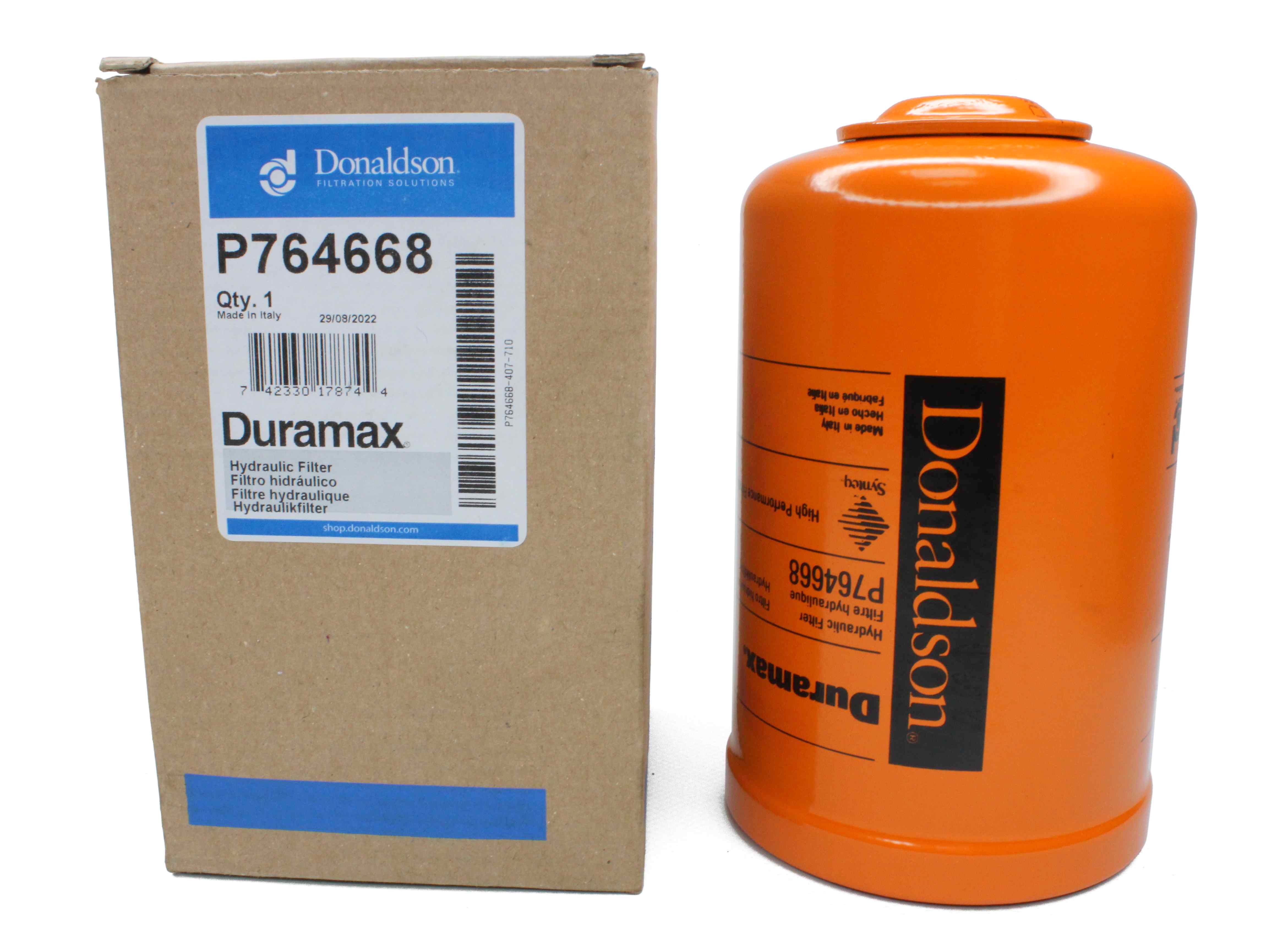 P764668 Hydraulic Filter, Screw-On Donaldson