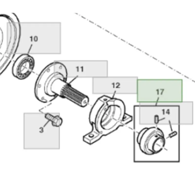 AXE10405 Single Row Ball Bearing