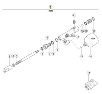 000040796.4 Hydraulic Cylinder for Adjusting the Concave Claas