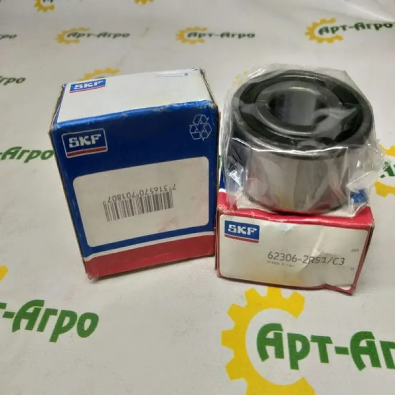 62306-2RS1/C3 SKF Łożysko kulkowe jednorzędowe
