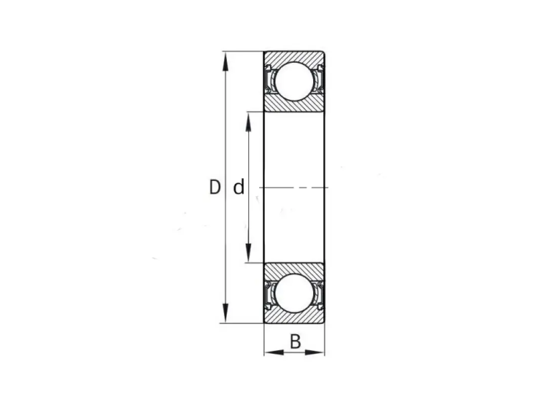 62307-2RS C3 TIMKEN Łożysko kulkowe jednorzędowe
