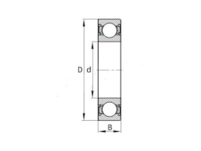 62307-2RS C3 TIMKEN Łożysko kulkowe jednorzędowe