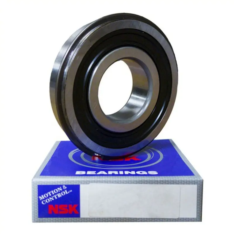 6306 DDUNR NSK Single Row Ball Bearing with Groove and Snap Ring