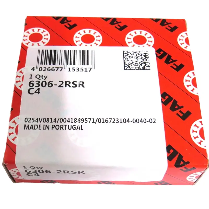 6306-2RSR/C4 FAG Single Row Ball Bearing Bearing