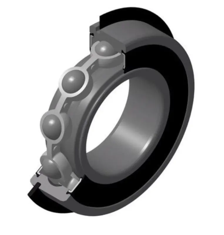 6306.NR SNR Single-row ball bearing with groove and locating ring