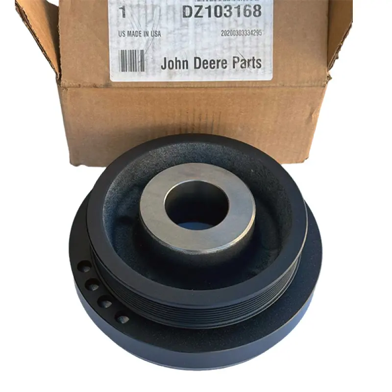 DZ103168 Pulley with damper John Deere