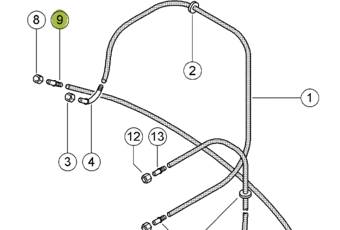 0000686881 ORYGINALNE złącze węża hydraulicznego Claas