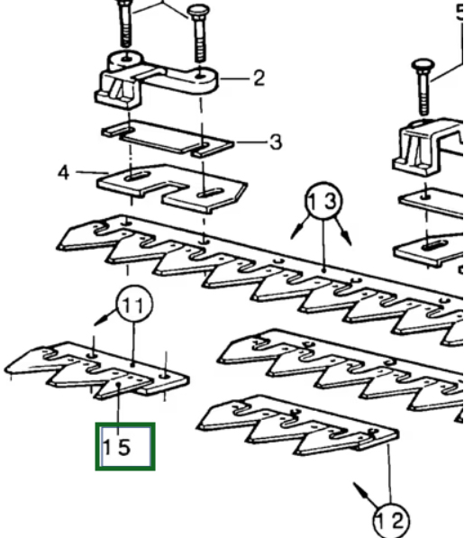 89508723 Segment ostrza CNH (USA)