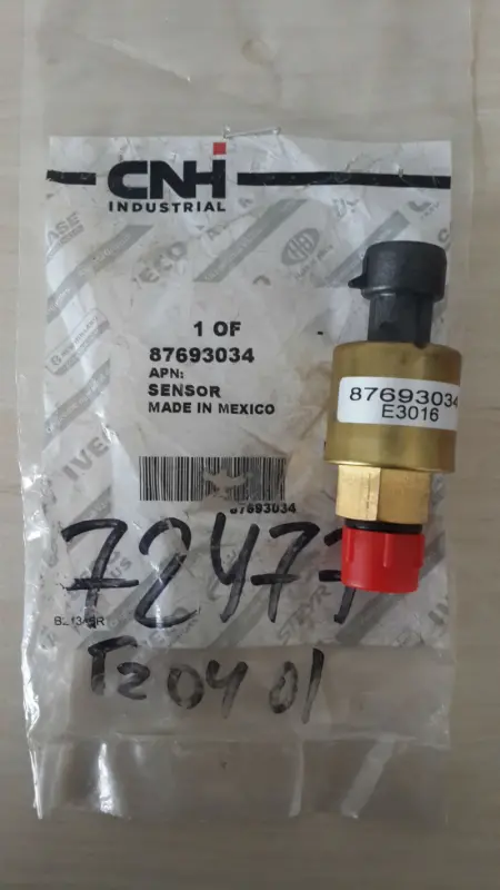 87693034 Hydraulic Pressure Sensor CNH
