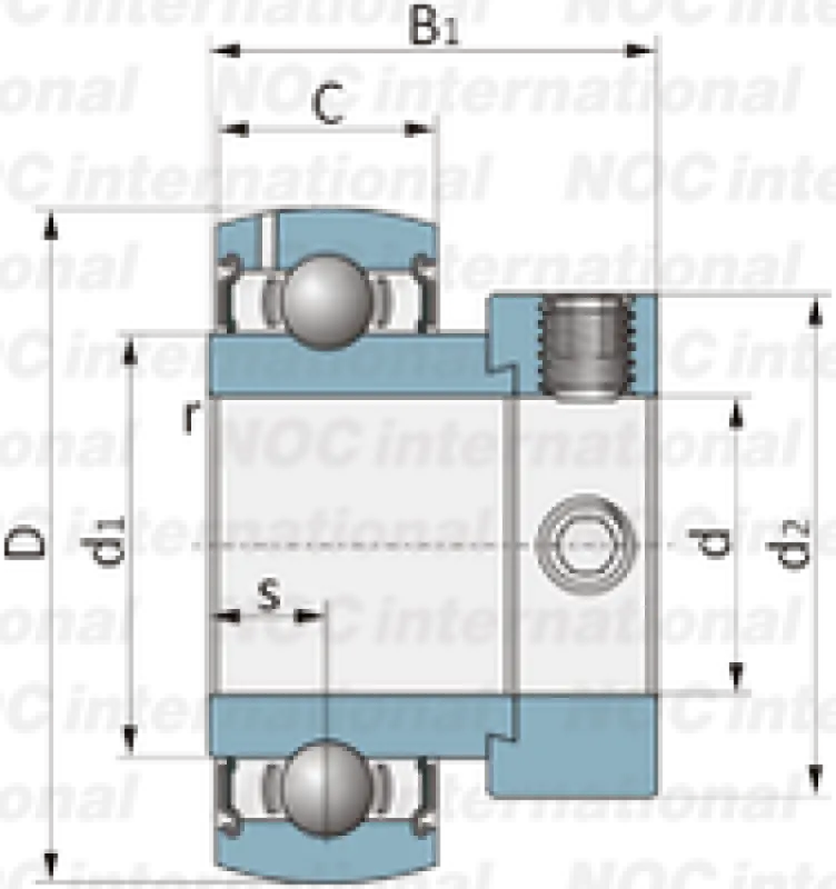 JL 206 C3 NTN Ball Bearing