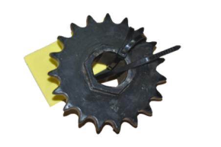 AA35334 Koło zębate Z=19, Do łańcucha 40-1 (na wale sześciokątnym)