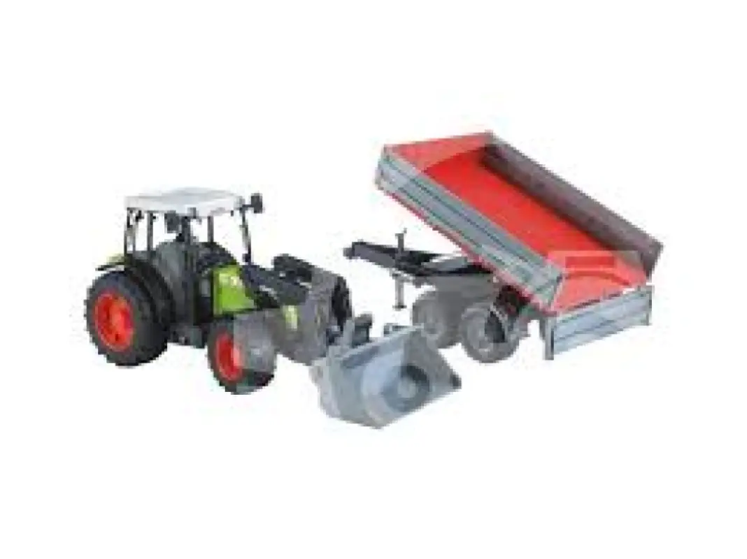 Toy tractor Claas NECTIS 267F with trailer 1992-02112