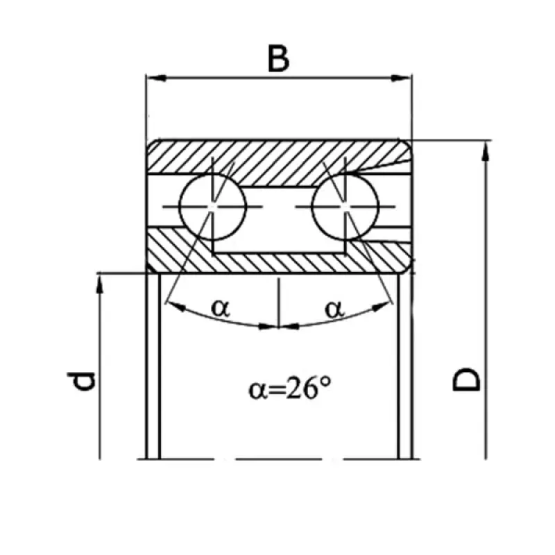 3209E ZVL Double Row Ball Bearing
