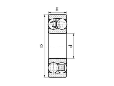 1206 HARP Ball Bearing Double Row