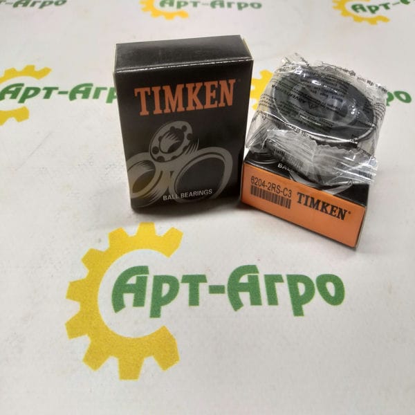 6204-2RS-C3 TIMKEN Łożysko kulkowe jednorzędowe