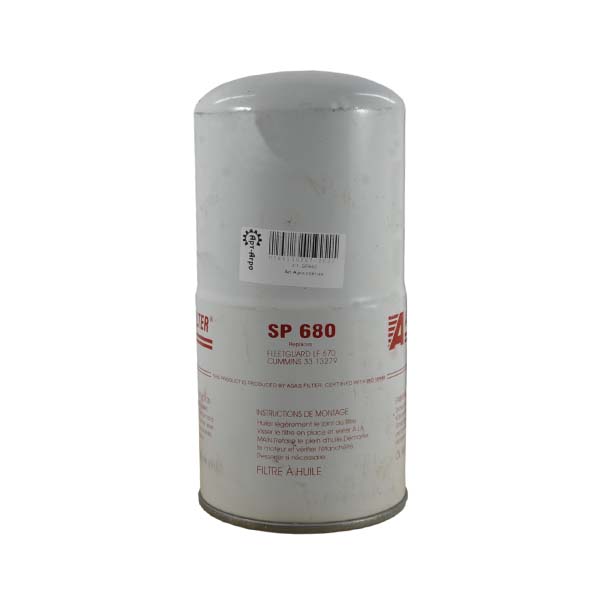 SP680 ASAS FILTER Filtr oleju