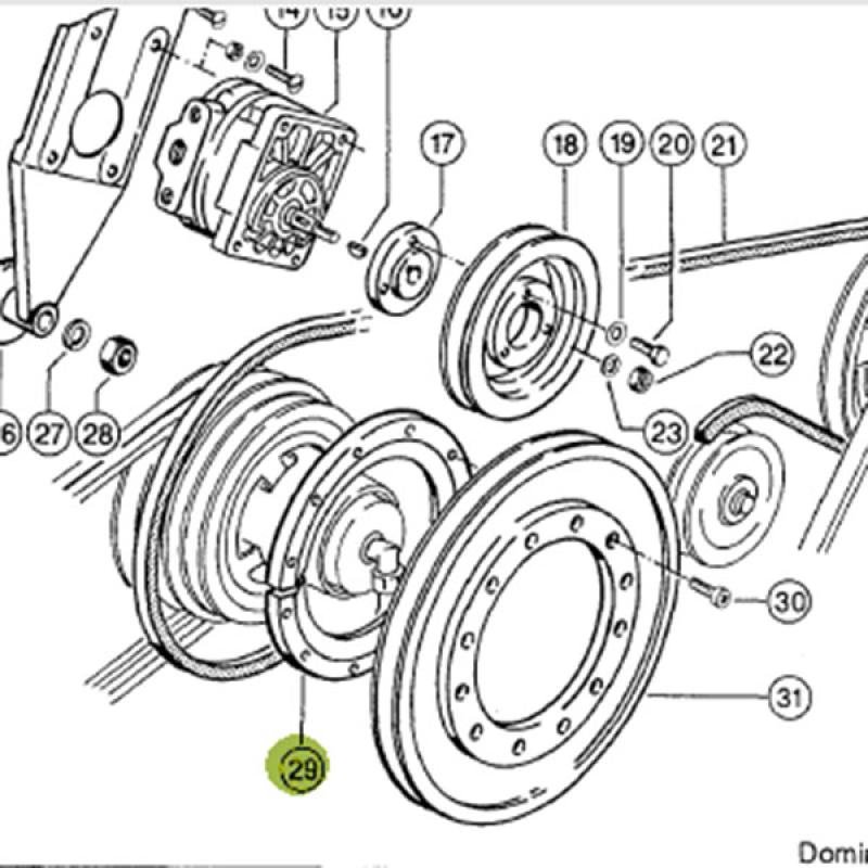 0006614340 Pressure washer washer pulley clutch (bean threshing) CLAAS (original)
