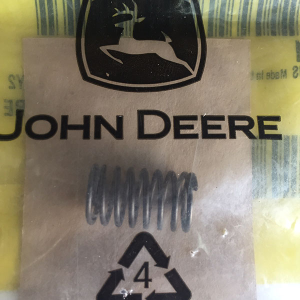 R128397 Valve Spring for Automatic Transmission Rear Cover John Deere