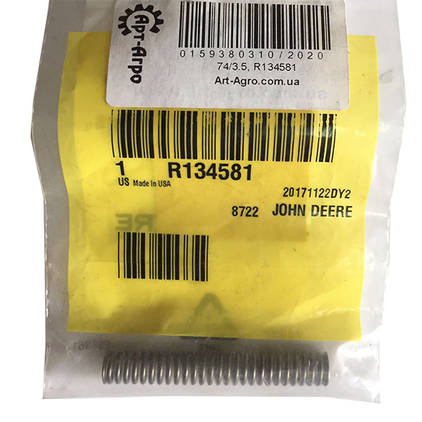 R134581 Hydraulic System Spring for John Deere Automatic Transmission