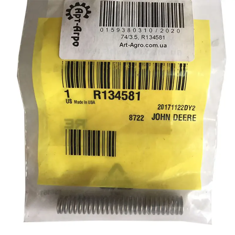 R134581 Hydraulic System Spring for John Deere Automatic Transmission
