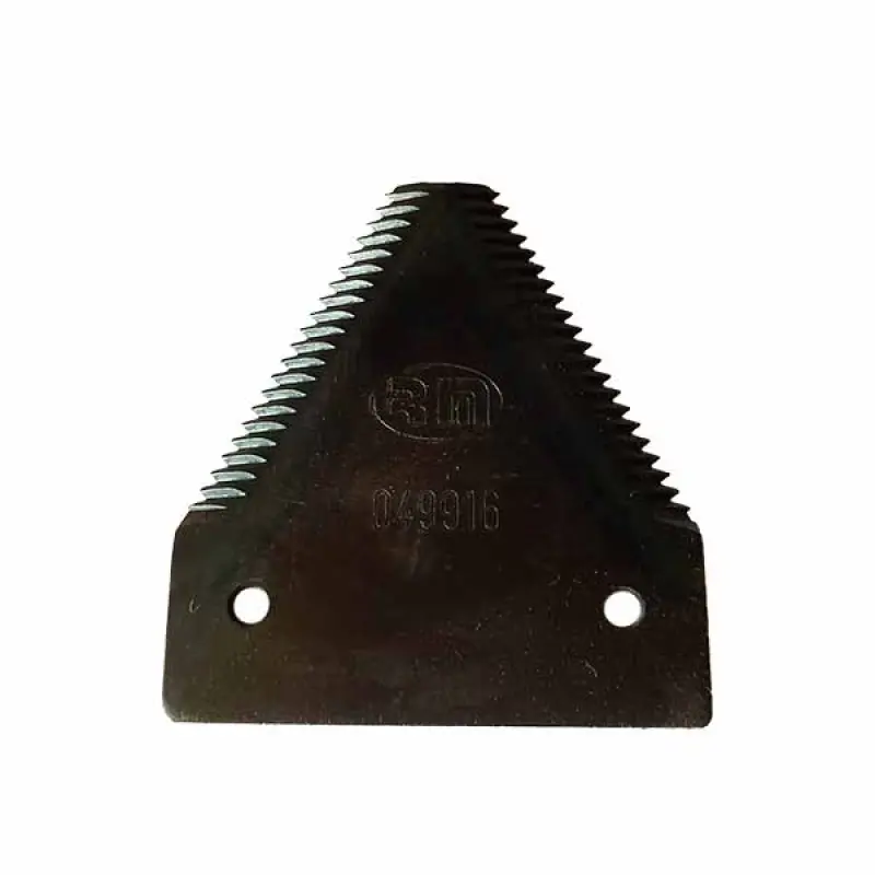 049916 Knife segment for combine harvester 2 holes. CNH (RIMA) Italy
