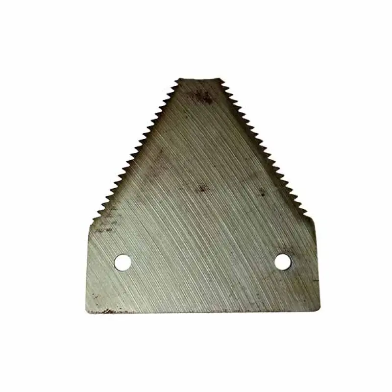 049916 Knife segment for combine harvester 2 holes. CNH (RIMA) Italy